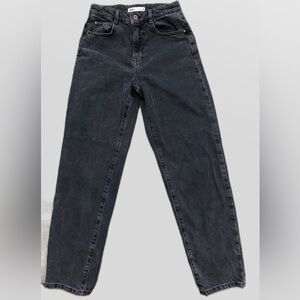 ZARA vintage faded black mom jeans. Size 4